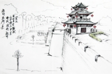 潮州古城墙图片