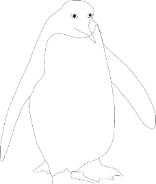 企鹅矢量图片