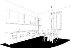 厨房设计厨房餐厅室内设计图图片