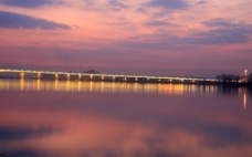 第一台儿庄运河大桥亮化夜景图片