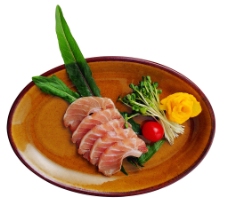 锅物料理生鱼片图片