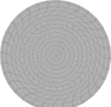 光线圆圈折光曲线图片