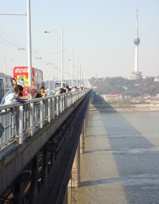 武汉长江大桥 电视塔图片