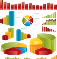 财务报表财务数据统计分析矢量图片