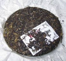 凤山老茶饼图片