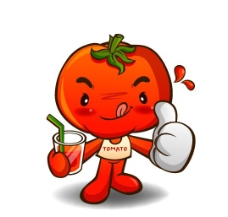 水果活动卡通西红柿矢量图图片