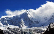 冰山米堆冰川雪藏深山的精灵图片
