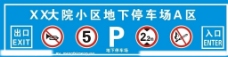 停车场标志图片