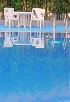 五星级酒店游泳图片
