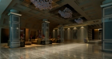 大堂设计酒店大堂室内设计效果图图片