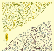 病菌细菌背景图片