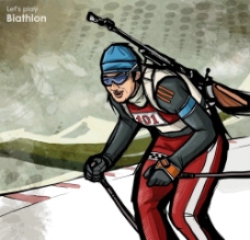 漫画体育漫画冰雪体育比赛图片