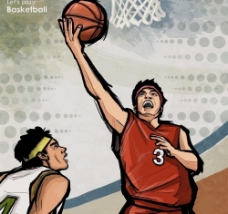 漫画体育漫画篮球体育比赛图片