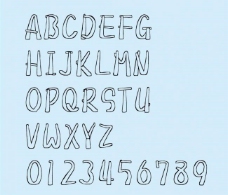 字母 数字图片