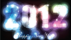 2012 新年字体图片