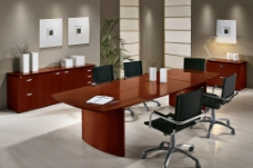 办公家具会议室图片