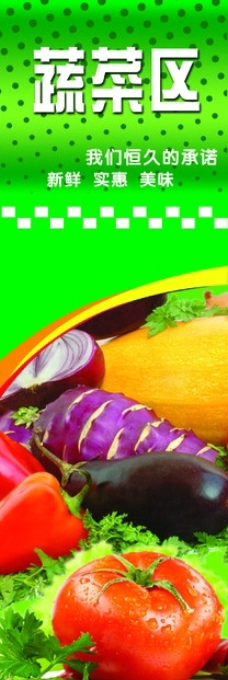 蔬菜区标牌图片