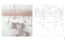冬树林图片